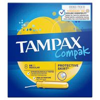 Тампоны с аппликатором Regular Compak Tampax/Тампакс 8шт миниатюра фото №3