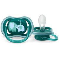 Cоска-пустышка силиконовая ортодонтическая с футляром 18+ мес. Ultra Air Philips Avent 2шт (SCF349/18) миниатюра фото №2