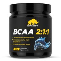 Аминокислоты БЦАА/BCAA 2:1:1 чистый Primekraft/Праймкрафт 150г