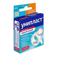 Лейкопластырь фиксирующий нетканый Унипласт 1,25x500см