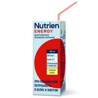 Питание диетическое лечебное вкус банана для взрослых и детей с 3 лет Energy Nutrien/Нутриэн тетрапак 200мл