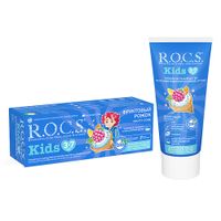 Паста зубная для детей от 3 до 7 лет R.O.C.S./РОКС Kids Фруктовый рожок 45г миниатюра фото №2