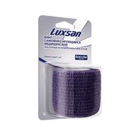 Бинт самофиксирующийся эластичный фиолетовый Luxsan/Люксан 6см х 4м