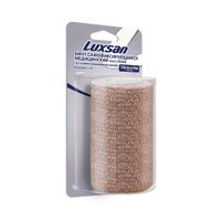 Бинт самофиксирующийся эластичный бежевый Luxsan/Люксан 10см х 4м