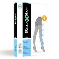 Чулки компрессионные с открытым носком 2 класс 280 den Relaxsan/Релаксан Basic, светло-телесные, р.3 (1470S) миниатюра фото №2