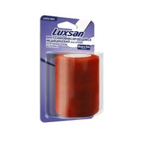 Бинт самофиксирующийся без латекса красный Luxsan/Люксан 8см х 4м