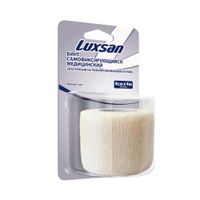 Бинт самофиксирующийся эластичный белый Luxsan/Люксан 4см х 4м