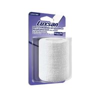 Бинт самофиксирующийся без латекса белый Luxsan/Люксан 8см х 4м