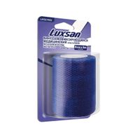 Бинт самофиксирующийся без латекса синий Luxsan/Люксан 8см х 4м