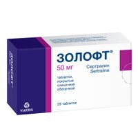 Золофт таблетки п/о плен. 50мг 28шт миниатюра фото №4