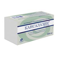 Кансалазин таблетки кишечнорастворимые п/о плен. 500мг 50шт