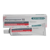 Метронидазол гель для наружного применения 1% 30г