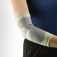 Бандаж компрессионный на локтевой сустав с силиконовыми вставками SportSupport SB E01, серый, р. XL миниатюра фото №4