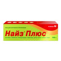 Найз Плюс гель для наружного применения 0,25мг/г+50мг/г+100мг/г+10мг/г 100г