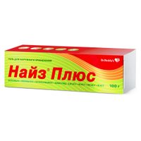 Найз Плюс гель для наружного применения 0,25мг/г+50мг/г+100мг/г+10мг/г 100г миниатюра фото №3