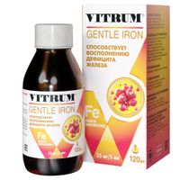 Витрум Железо легкодоступное сироп фл. 120мл миниатюра фото №4 Витрум Железо легкодоступное сироп фл. 120мл миниатюра фото №4