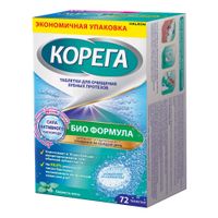 Таблетки для очищения зубных протезов Био Формула Corega/Корега 72шт миниатюра фото №3