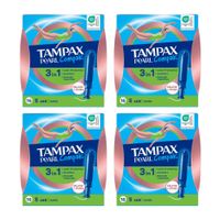 4Х Тампоны гигиенические с аппликатором Super Compak Pearl Tampax/Тампакс 16шт 4Х Тампоны гигиенические с аппликатором Super Compak Pearl Tampax/Тампакс 16шт