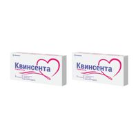 2Х Квинсента раствор для п/к введ. шприц-ручка 1мг/доза 3мл+Игла 4шт