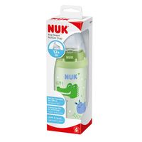 Nuk поильник "Крокодил" с насадкой из силикона, от 12 мес., 300 мл миниатюра фото №2