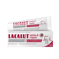 Паста зубная безопасное отбеливание и восстановление эмали White&Repair Lacalut/Лакалют 65г