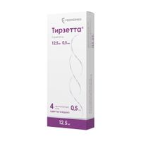 Тирзетта раствор для п/к введ. шприц 12,5мг 0,5мл 4шт миниатюра фото №4