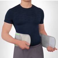 Бандаж пояснично-крестцовый Интерлин SportSupport SL B02, серый, р.S