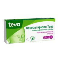 Левоцетиризин-Тева таблетки п/о плен. 5мг 14шт миниатюра фото №3