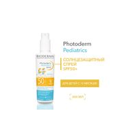 Спрей солнцезащитный для лица и тела с 12 месяцев SPF50+ Pediatrics Photoderm Bioderma/Биодерма фл. 200мл миниатюра фото №2