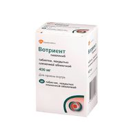 Вотриент таблетки п/о плен. 0,4г 60шт