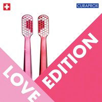 Щетка зубная ультрамягкая для взрослых Duo Love Curaprox/Курапрокс 2шт (CS5460/2)