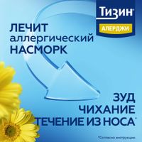 Тизин Алерджи спрей назальный дозированный 50мкг/доза 10мл 100доз миниатюра фото №6