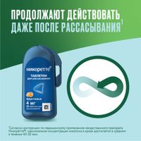 Никоретте фруктовые таблетки для рассасывания п/о пленочной 4мг 20шт миниатюра фото №3
