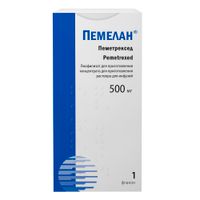 Пемелан лиоф. пригот. раствора для инф. флакон 500мг миниатюра фото №3