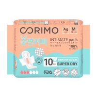 Прокладки гигиенические анатомической формы Corimo/Коримо 190мм 10шт р.M