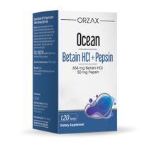 Бетаин гидрохлорид+Пепсин Ocean Orzax/Орзакс таблетки п/о 1175мг 120шт