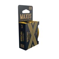 Презервативы из натурального латекса точечно-ребристые Special Maxus/Максус 3шт миниатюра фото №2