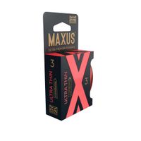 Презервативы из натурального латекса ультратонкие Maxus/Максус 3шт миниатюра фото №2