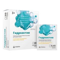 Гидроактив декстроза+калия хлорид+натрия хлорид+натрия цитрат Vitateka/Витатека порошок для приг. раствора для приема вн. 20шт миниатюра фото №9