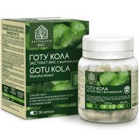 Готу Кола (центеллы азиатской) экстракт с витамином В3 ВИС капсулы 0,3г 30шт
