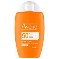 Флюид солнцезащитный для кожи лица ультралегкий невидимый SPF50 Avene/Авен фл. 50мл миниатюра фото №2