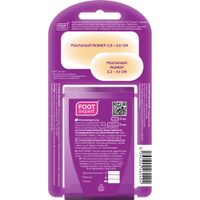 Пластырь от влажных мозолей гидроколлоидный Foot Expert/Фут Эксперт 2,9х6см 3шт+2,2х4,1см 3шт миниатюра фото №2