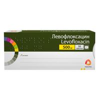 Левофлоксацин таблетки п/о плен. 500мг 10шт