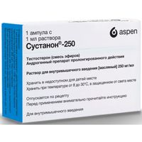 Сустанон-250 раствор для в/м введ. масляный амп. 250мг/мл 1мл