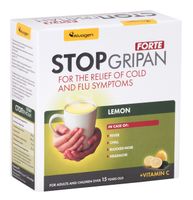 Стопгрипан форте пор. д/р-ра внутр лимон 21,5г 10шт