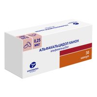 Альфакальцидол Канон капсулы 0,25мкг 30шт миниатюра фото №2