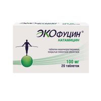Экофуцин таблетки кишечнораств. п/о плен. 100мг 20шт