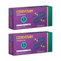 2Х Семуглин раствор для п/к введ. шприц-ручка 1мг/доза 3мл+Игла 4шт