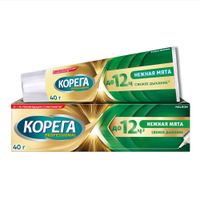 Крем для фиксации зубных протезов нежная мята Professional Corega/Корега 40г