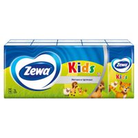 Платочки бумажные Kids Zewa/Зева 10шт 10уп